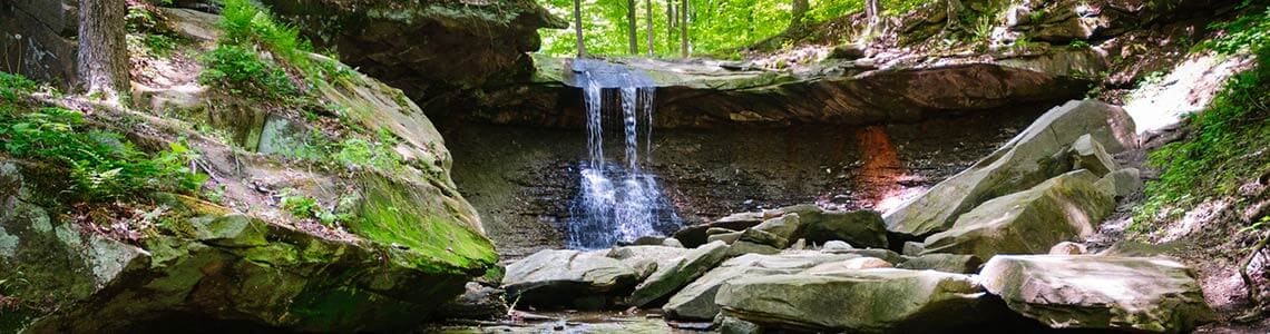 Waterfall in Cuyahoga Valley National Park