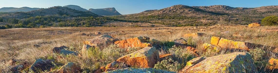 Witchita Range in Oklahoma
