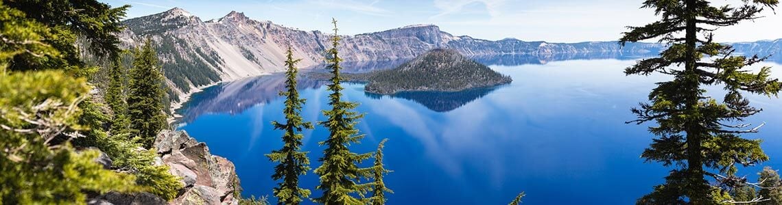 Crater Lake National Park in Oregon