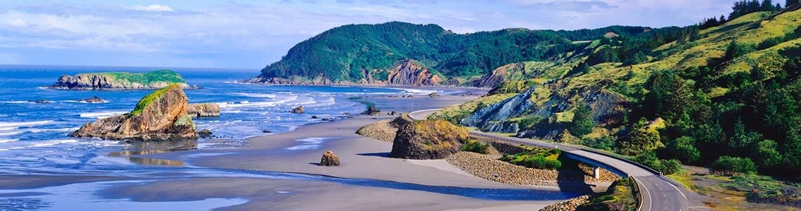 Oregon coast near Lincoln City, Oregon