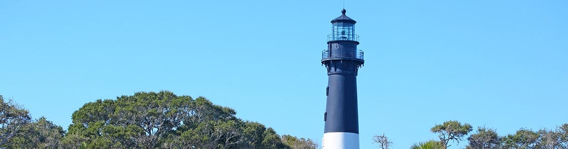 Hunting Island lighthouse in South Carolina