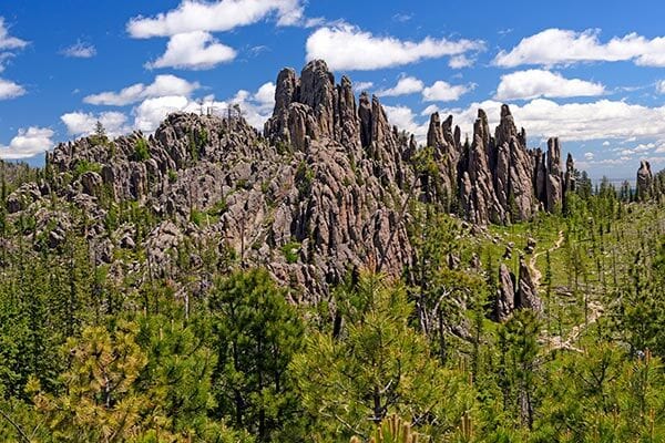 Dramatic Pinnacles in the the Black Hills