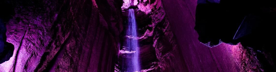 Ruby Falls underground waterfall in TN