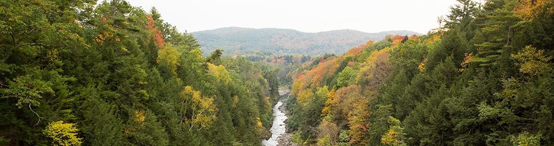 Quechee Gorge in Vermont
