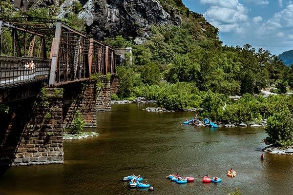 Tubing on the Shenandoah River in VA