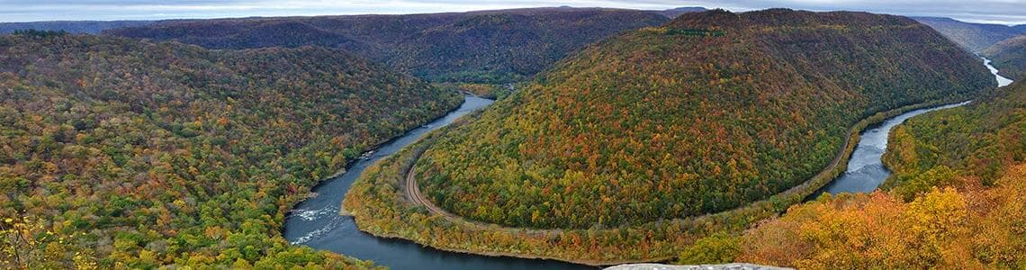 New River Gorge in West Virginia