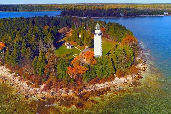 Lighthouse in Door County, WI