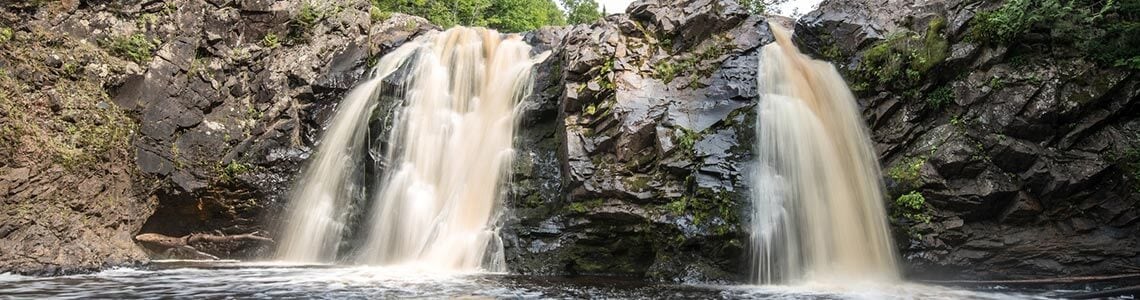 Little Manitou Falls in Wisconsin
