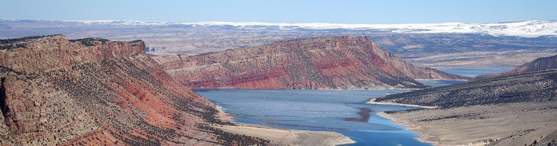 Glaming Gorge National Recreation Area in Wyoming