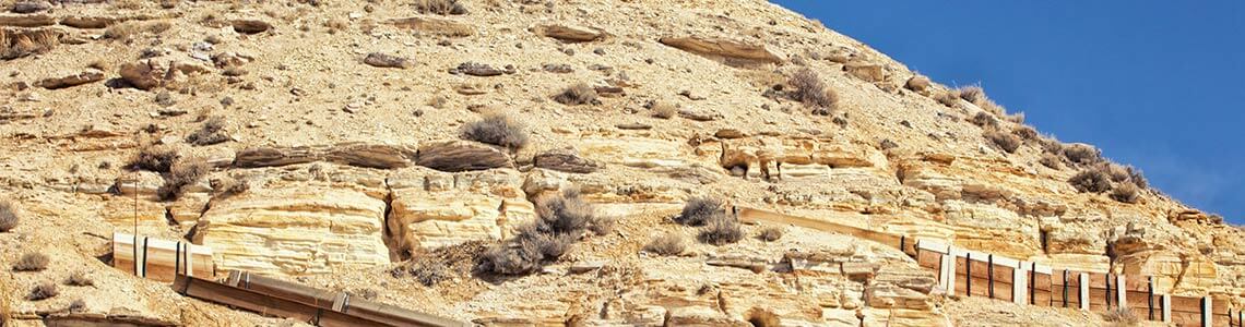 Fossil Butte National Monument in Wyoming