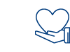 Icon of a hand holding a heart