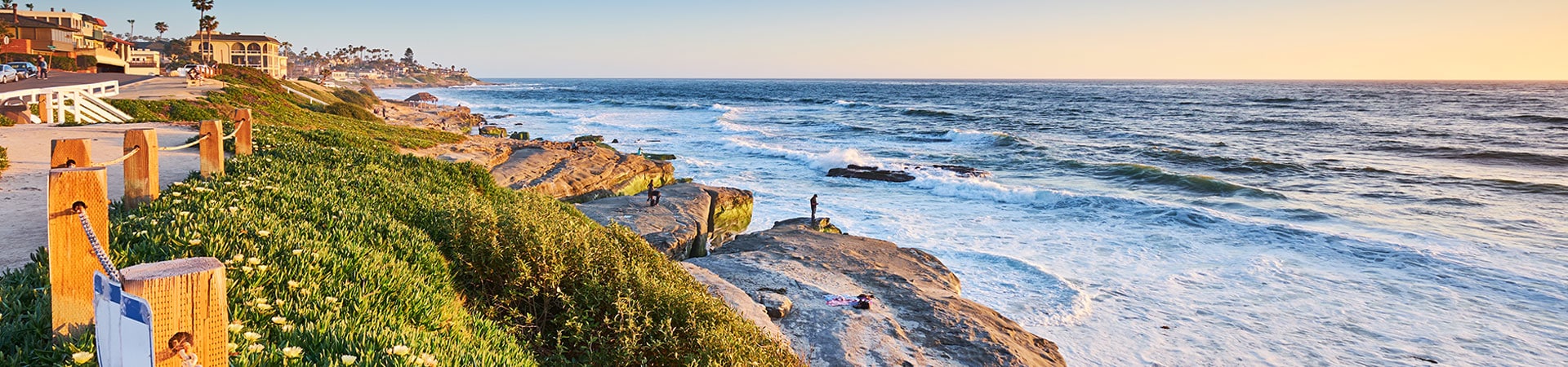 Beach cliff in San Diego, CA