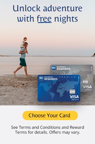 Unlock Adventure with Free Nights with the Best Western Rewards Visa