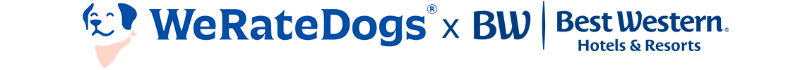 We Rate Dogs and Best Western logo